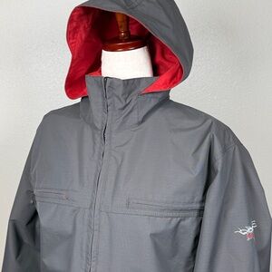 Burton Radar Reversible Hooded Ripstop Jacket Women M Snowboard Lightweight Y2K